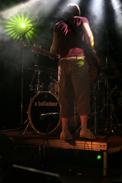 A Balladeer playing at Het Kasteel, Alphen aan den Rijn, The Netherlands